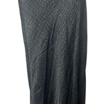 ZARA  Women's Black Green Silky Satin Printed Midi Maxi A-Line Slip Skirt Size S Photo 0