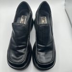 Vintage American Eagle Channing Black Platform Loafer Women 7.5 Chunky Sole goth Photo 2