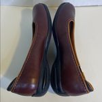 Aura Z7 Leather Shoes Burgundy flat shoes women's Size 7 Red Photo 3