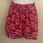 Vintage 1990s High Waist Abstract Sunflower Print Shorts Size M Retro Y2K Size M Photo 3