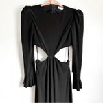 Mac Duggal 67944 Black Long Sleeve Cutout Full Length Formal Gown STYLE sz 6 Photo 4