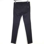 Rag and Bone Hyde Genuine Leather Panel Jeans Size 27 Coal Photo 7