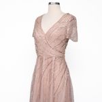 XScape  Beaded Chiffon A Line Gown Photo 9