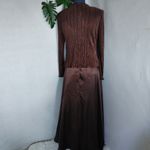 Cachet Cocoa Brown 2 Piece Gown Dress Size 8 Photo 6