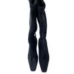 Reformation  Raven Women's Black Suede Pointed Toe Zip Up Over the Knee Boots 9.5 Photo 1