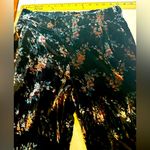 ZARA  Pants  Floral Velvet Boho Wide leg  Size  Small Photo 12
