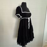 Anthropologie Maeve Flutter Sleeve Bow Babydoll Mini Dress Size XS Photo 6