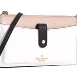 Kate Spade Jackson Optic White Multi-Color Small Tab Wallet Features Crossbody Photo 0