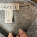 Forever 21 Gray T Shirt Dress Rolled Short Sleeve Sz Small Photo 6
