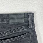 Madewell Tomboy Straight Jeans Size 27 Lunar Wash Black Mid Rise Cropped Photo 11