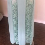 Sage green Rose Panel Lace Maxi Summer Dress Photo 3