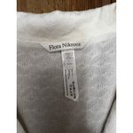 Flora Nikrooz  Lace Trim Top‎ L | 100% Rayon | Short Sleeve Button Front Photo 7