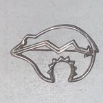 Authentic Vintage Native American Sterling Silver Grizzly Pin/Brooch Photo 1