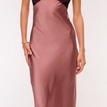 Abercrombie & Fitch NWT Abercrombie Julia Slip Tie-Back Maxi Dress Photo 0