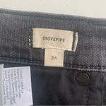 Madewell EUC  Stovepipe Straight Leg High Rise Raw Hem Jeans size 26 Photo 3