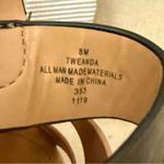 Tommy Hilfiger Eanda Platform Sandals Black Snakeskin Cognac Size 8 Photo 8