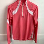 Saucony  Pink & White Waffle Weave Quarter Zip Jacket Photo 0
