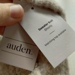 Auden NWT Women's Plus Size 2X Cream Oat Fleece Fuzzy Cozy Sweater Knit Shorts Photo 5