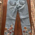 Free People Driftwood Embroidered Jeans Photo 5