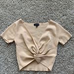 Timing Twist Front Crop Sweater Photo 0