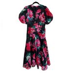NWT Teri Jon by Rickie Freeman Floral Print Organza Cocktail Dress Photo 3