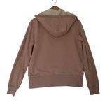 Eddie Bauer Faux Shearling Lined Full Zip Hoodie Size MedP Winter Y2K Streetwear Photo 1