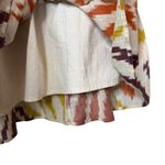 J.Crew Point Sur Cotton Voile Tiered Midi Dress Pom Pom Flutter Sleeve, size 4 Photo 4