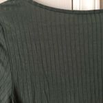 Charlotte Russe Lace Up T Shirt Green Size S Photo 7