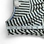 Anthropologie  Postmark Sleeveless Stripe Black White Tank Top Embroidery Small Photo 5