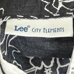 Lee City Elements Size 8 Black & White Floral Skirt Semi Sheer Very Lightweight Photo 5