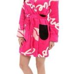 Betsey Johnson 🌷Betsy Johnson Pop Art Love Pink Flush Robe Size XS🌷 Photo 0