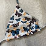 Zazi Swim Butterfly Print Triangle Bikini Top White (XSmall) summer beach Size XS Photo 2