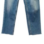 RE/DONE  70s High Rise Stove Pipe Jeans Broken In Dark Wash Size 24 Straight Leg Photo 4