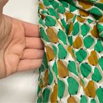 Anthropologie Daughters Liberation  Green Yellow Pear Print Tie Dress Shorts 00 Photo 6