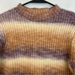 Greylin Grenda Spacedye Striped Knit Multicolor Sweater w/ Flare sleeves Size M Photo 2