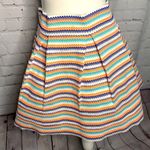 Endless Rose  Bright Color Zig Zag Design Skirt - M Photo 0