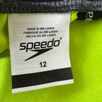 Speedo -high leg cut PowerFlex Eco Quantum Splice One Piece Swimsuit Size 12 NWT Photo 7