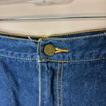 Vintage 90s Gitano blue denim mini skirt fitted grunge boho festival 10/12 Photo 4