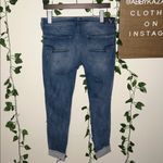 American Eagle Super Low Jegging Cuffed Distressed Jeans 360 Super Stretch Photo 2