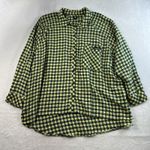 BDG  UO L Large Brendan Flannel Shirt Drapey Plaid Oversized Slouchy Grunge Soft Photo 3