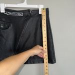 Harry Potter  Knockturn Alley Black Faux Leather Zip Up Mini Skirt Woman Size S/M Photo 7