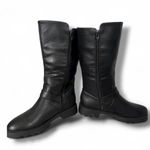 JustFab Breyona Buckled Flat Boot Size 8 Product Description New! Padded insole for extra comfort Material: Faux Leather Heel Height: 1.25" Shaft Height (based on size 8): 10.7" Measurements will vary slightly Imported Photo 8