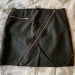 Kendall + Kylie Black Leather Skirt Photo 0