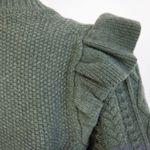 Madewell  Hollydene Ruffle-Shoulder Pullover Sweater, women's‎ size M Photo 11