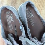 Toms  Lenox Braided Suede Lace Up Sneaker Shoes Desert Taupe Tan 8.5 Photo 9
