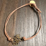 Kris Nations Texas charm adjustable cord bracelet Gold Photo 0