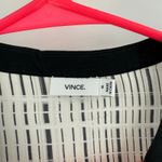 Vince Blouse SZ 10 100% Silk Interlace Grid Plaid Loose Fit Dolman Short Sleeve Photo 5