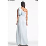 New! Sachin & Babi One Shoulder Bow Chelsea Gown In Ice Blue Sz 2 $285 Photo 1
