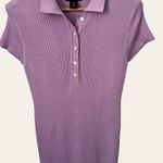 House of Harlow Revolve Purple Ribbed Midi Dress L Photo 1