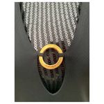 Black Halo Keyhole Ring Black Plunging Neckline Dress XS Photo 3